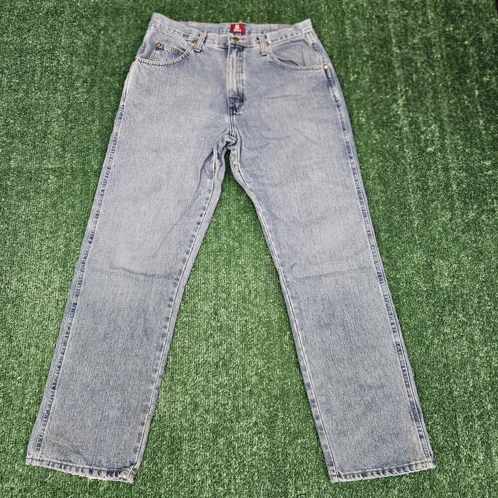 Wrangler Jeans Men's Blue 31MWZRS Relaxed Fit Size 34 X 32 (33x31)